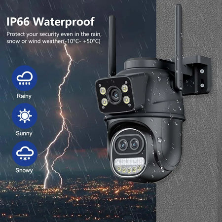 12MP 6K Outdoor WIFI PTZ Camera