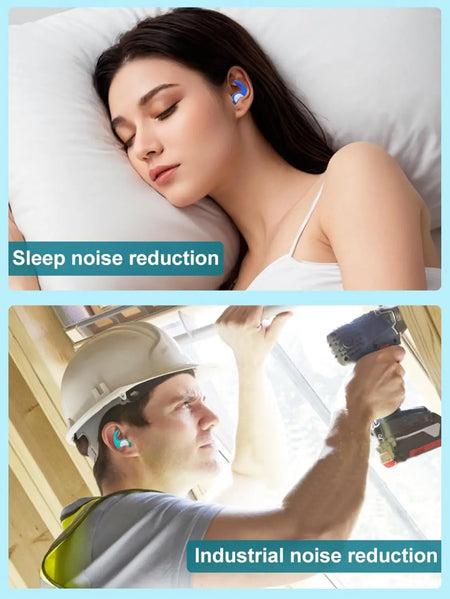 Silicone Earplugs Set for Sleeping, Swimming &amp; Noise Reduction