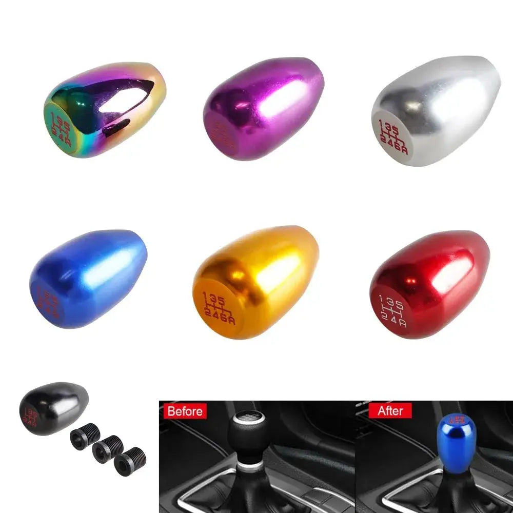 Universal Racing 5 Speed or 6 Speed Car Gear Shift Knob For Manual Transmission Automatic Gear Shift Knob Shift lever by InterCyprus Trading Ltd