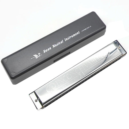 Swan 24 Hole Tremolo Harmonica &ndash; Ideal For Beginners