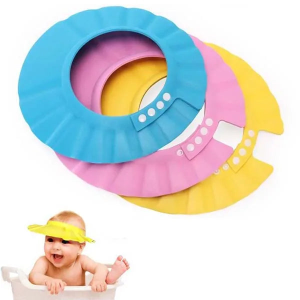 🟠 Ασφαλές λουτρό μπάνιο ντους σαμπουάν προστατεύει το μαλακό καπέλο για το μωρό πλύση μαλλιών ασπίδα μπάμπα παιδιά κολύμβησης ντους καπέλου καπέλου παιδιά