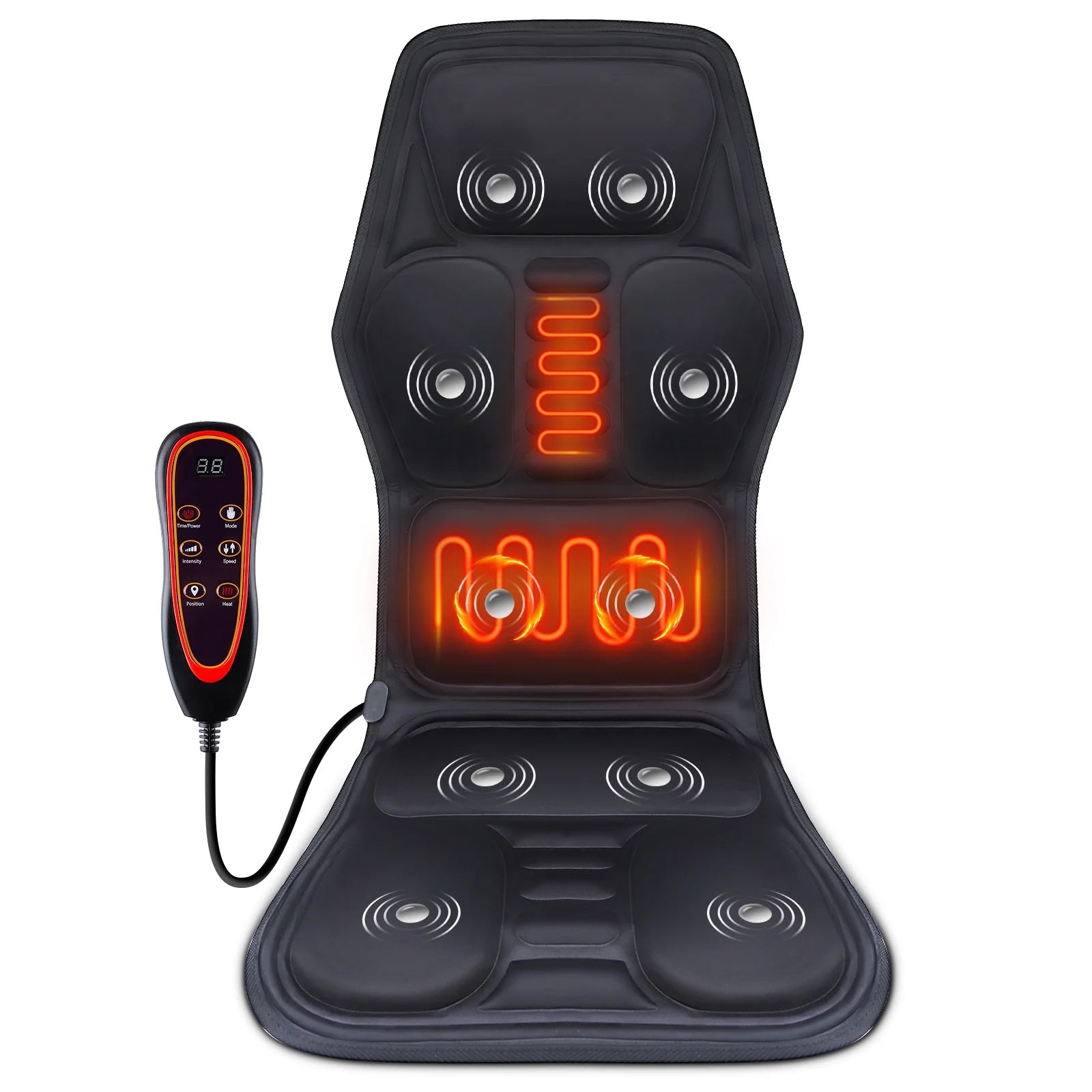 LT-536 Carseat Massage Cushion &ndash; Soothing Heat Therapy