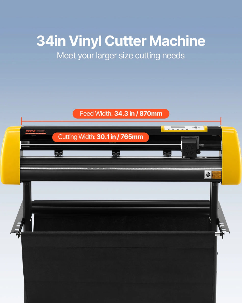 Plotter de tăiere din vinil de 34 inci cu cameră de contur