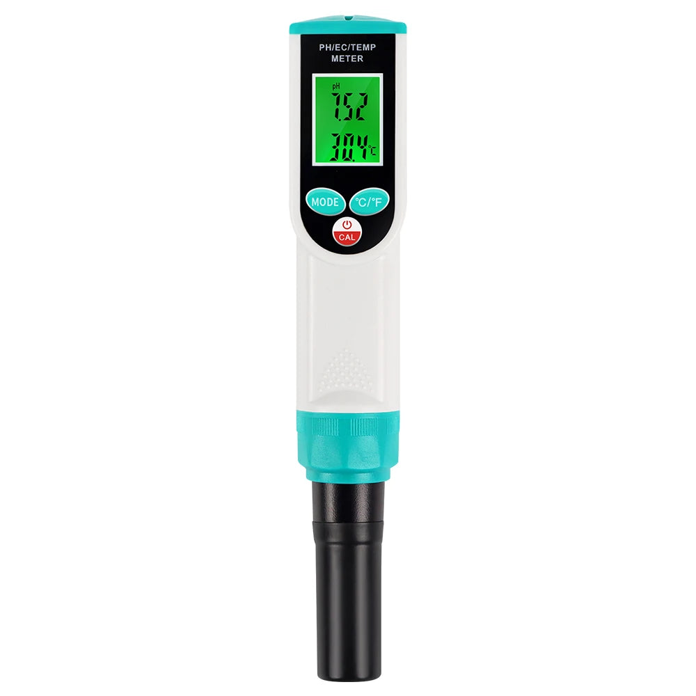 PH-68 Portable 3 In 1 Soil Tester - LCD Display Readout green