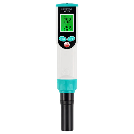 PH-68 Portable 3 In 1 Soil Tester - LCD Display Readout green