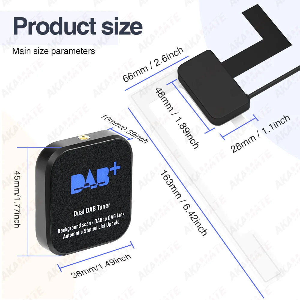 Dual DAB+ &ndash; Built-In Dual DAB Modules For Strong Signal