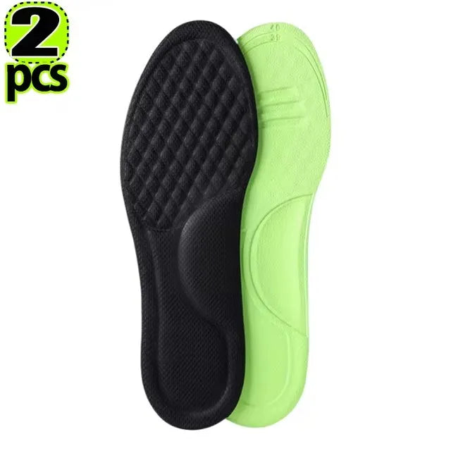 Soft Memory Foam Orthopedic Insoles - Deodorising &amp; Antibacterial, Sweat-Absorbing Shoe Accessories 2pcs / 39-40