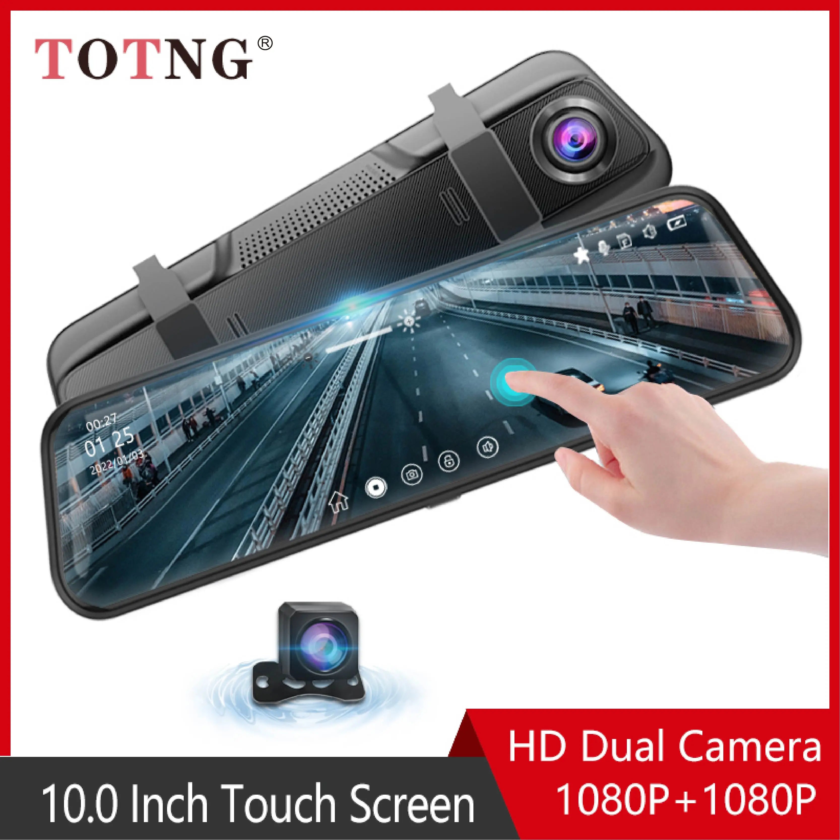 10&quot; Touch Screen Mirror Cam with Dual 1080P
