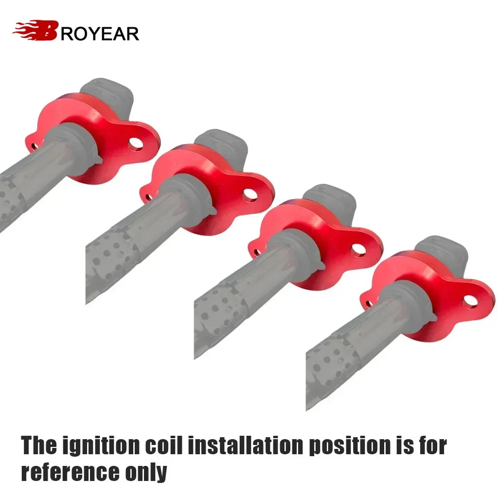 Coilpack Adapter Plates Billet Aluminum For VW Audi A4 1.8T 2.0TFSI by InterCyprus Trading Ltd