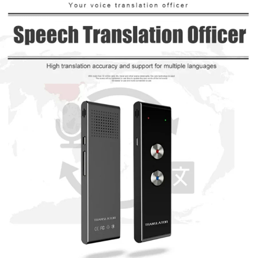 Portable T8 Smart Voice Translator | 40 Languages | Real-Time Two-Way Translation
