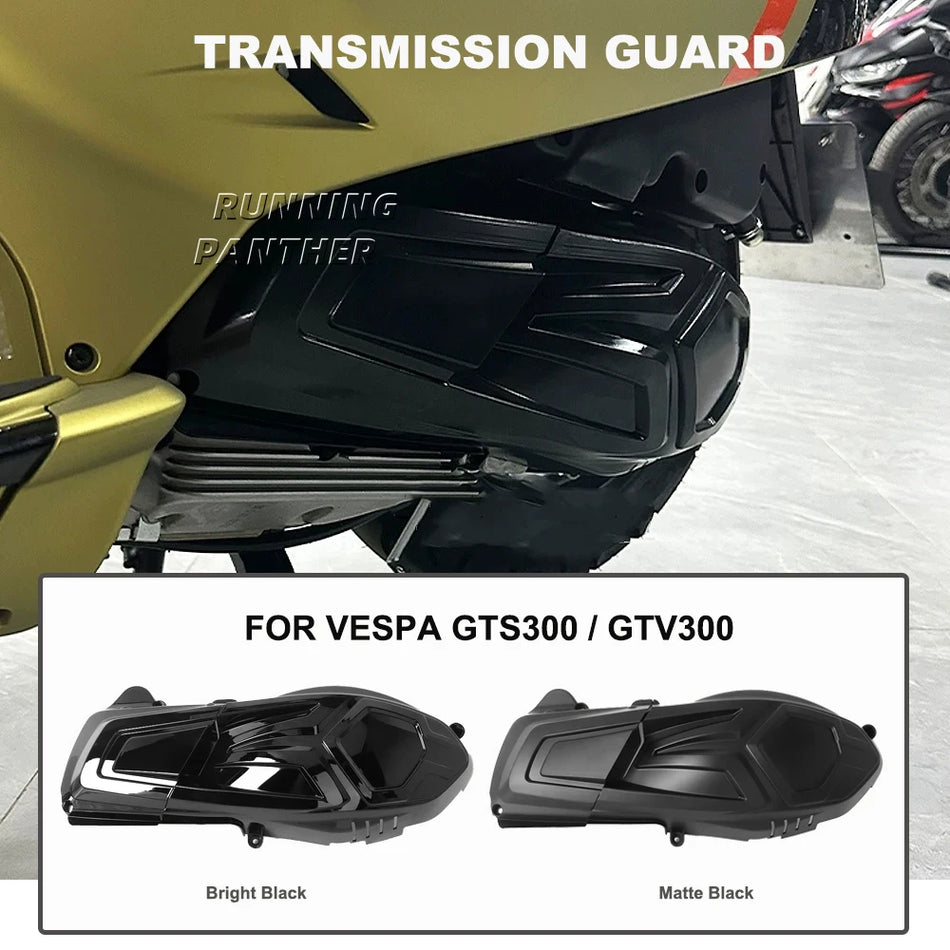 Dzinēja vāks matēta apdare Vespa GTS300 GTV300 siltuma aizsardzības komplekts