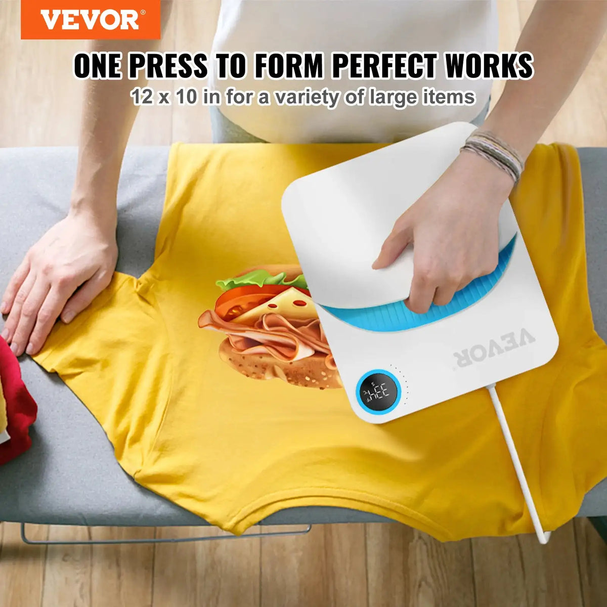 Portable Heat Press 9x9 12x10 For Sublimation DIY