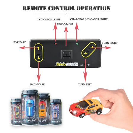 2025New 666K 1:64 Drift RC Car &ndash; Desk Competition Toy