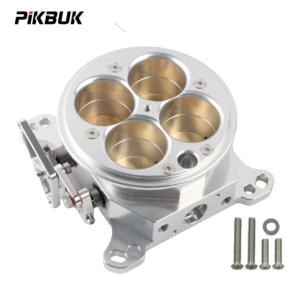 CNC 4 Barrel Throttle Body With 1200CFM Aluminum Fuel Injection by InterCyprus Trading Ltd
