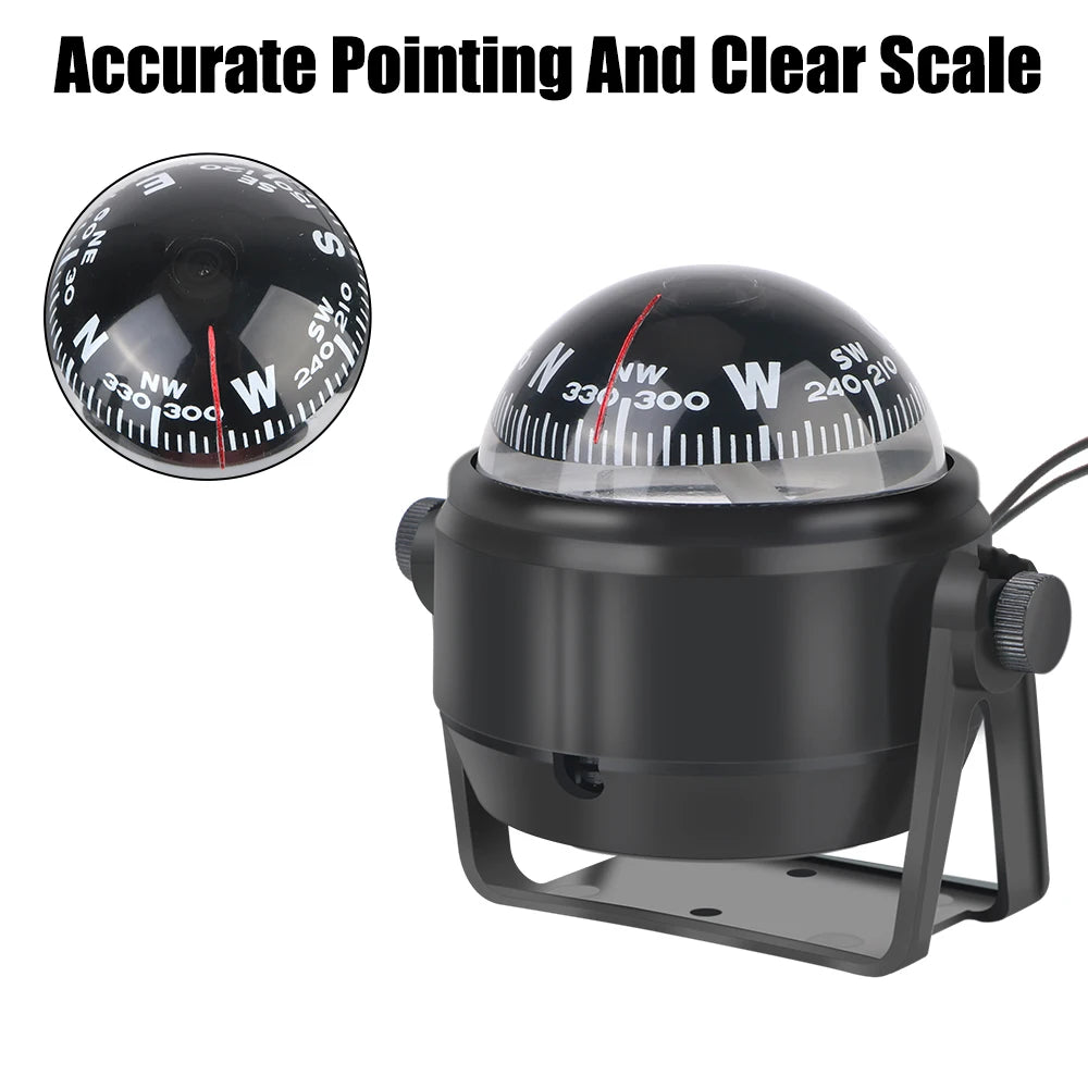 LC550 Boat Compass &ndash; Waterproof 360 Degree Rotation