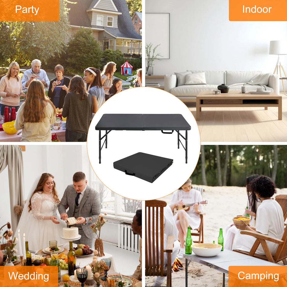 125cm Kannettava Raskas Taulukko Säädettävällä Korkeudella