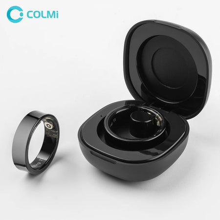 2024 COLMI R09 Smart Ring with Charging Case, Health &amp; Sleep Monitor