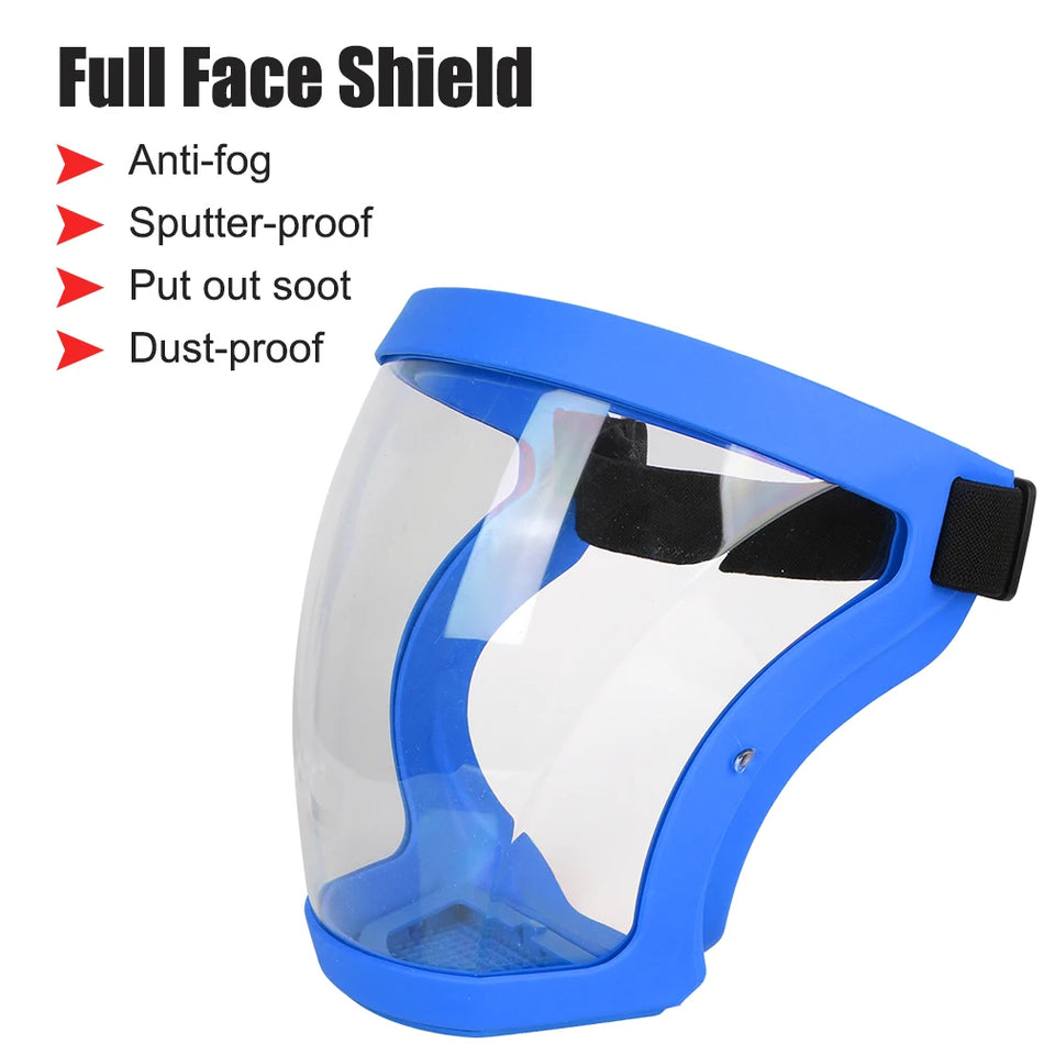 Õli-pritsmete tõkke täiskattega näomask filtritega jalgrattasõiduks