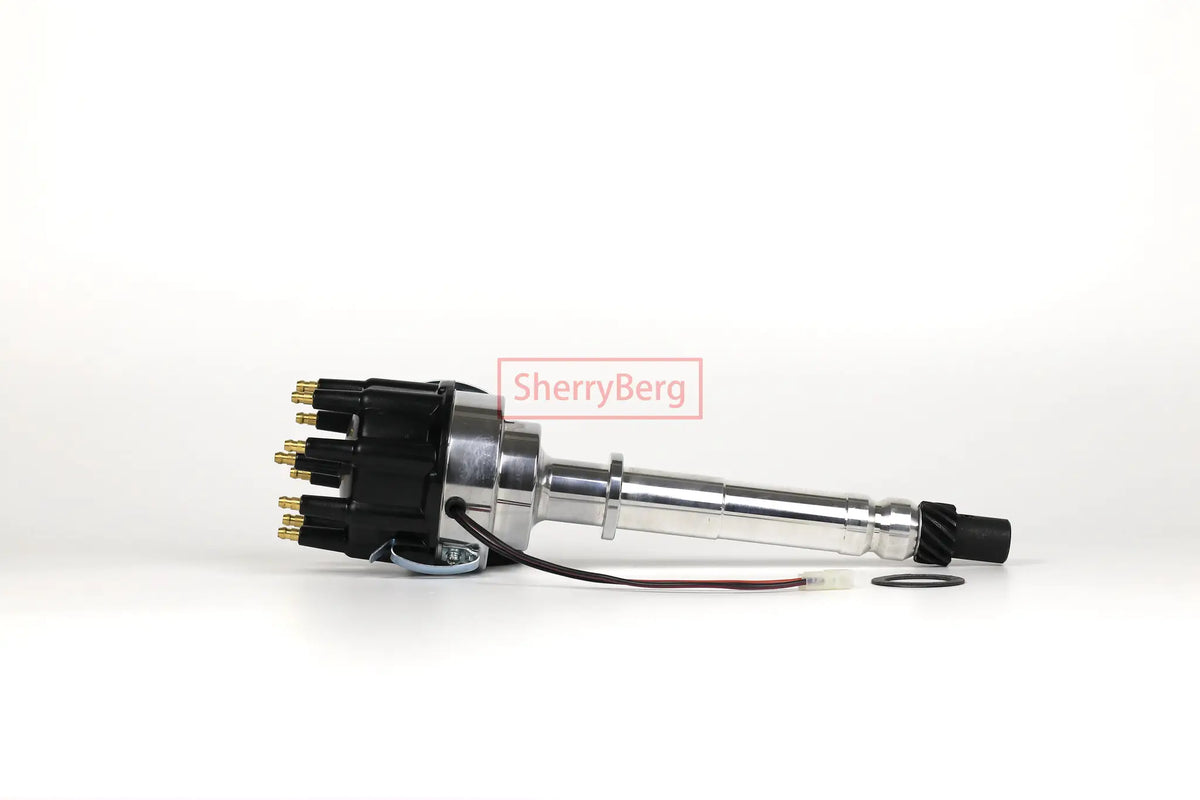 SherryBerg 2-Wire Magnetic Distributor fit for GM SB and BB Compatible ProSeries - Black Cap New Made by InterCyprus Trading Ltd