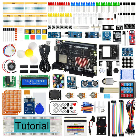 Freenove Arduino UNO R4 V5 WiFi Complete Starter Kit Guide by InterCyprus Trading Ltd