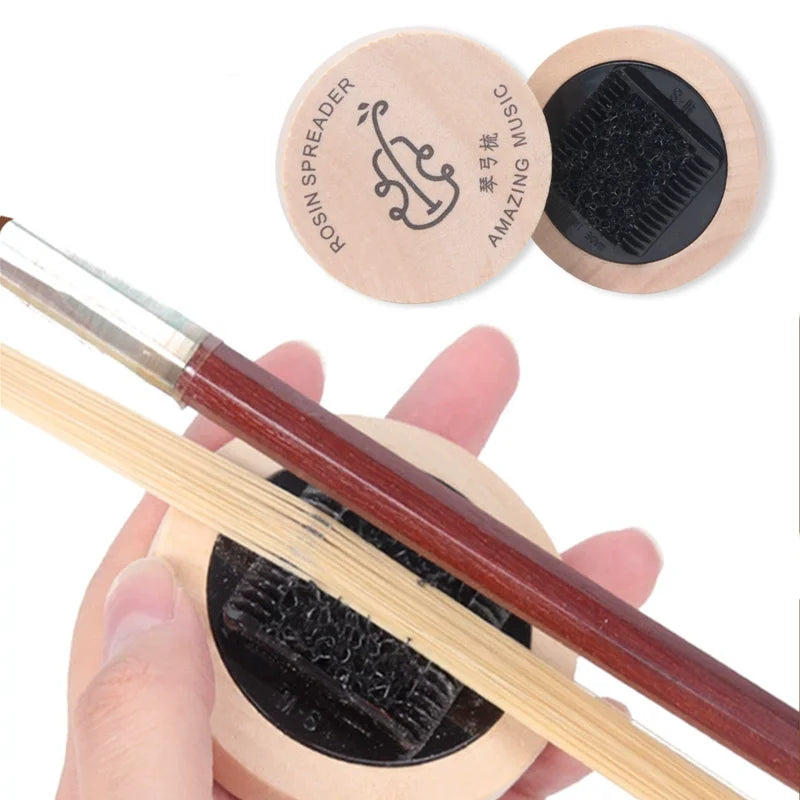 Violin Bow Comb Rosin Spreader for Cleaning Bow Hair and Removing Old Rosin