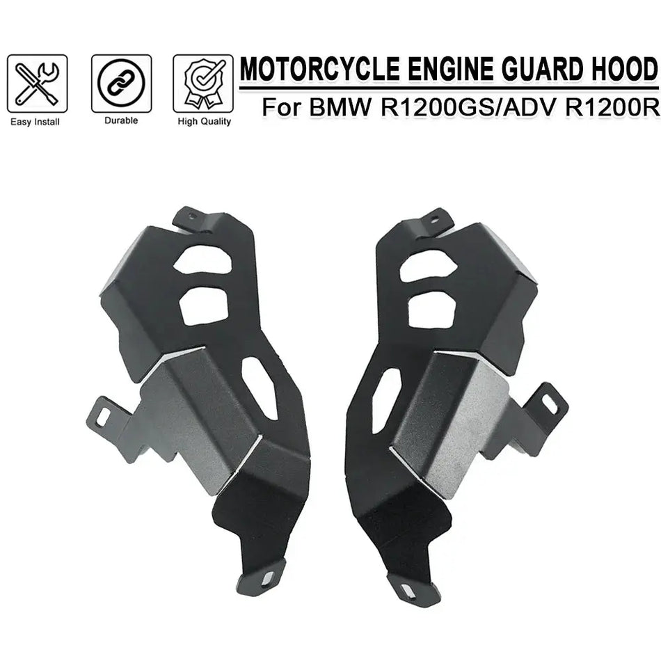 Engine Guard Aluminum Hood Cylinder Protection Cover Motorcycle Accessories For BMW R1200GS ADV R1200RT R1200RS/R 2013-2019 2020 by InterCyprus Trading Ltd