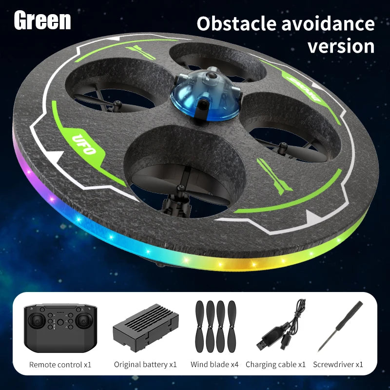 Hywiwine RC Drone with Camera &ndash; Intelligent Obstacle Avoidance GREEN OB