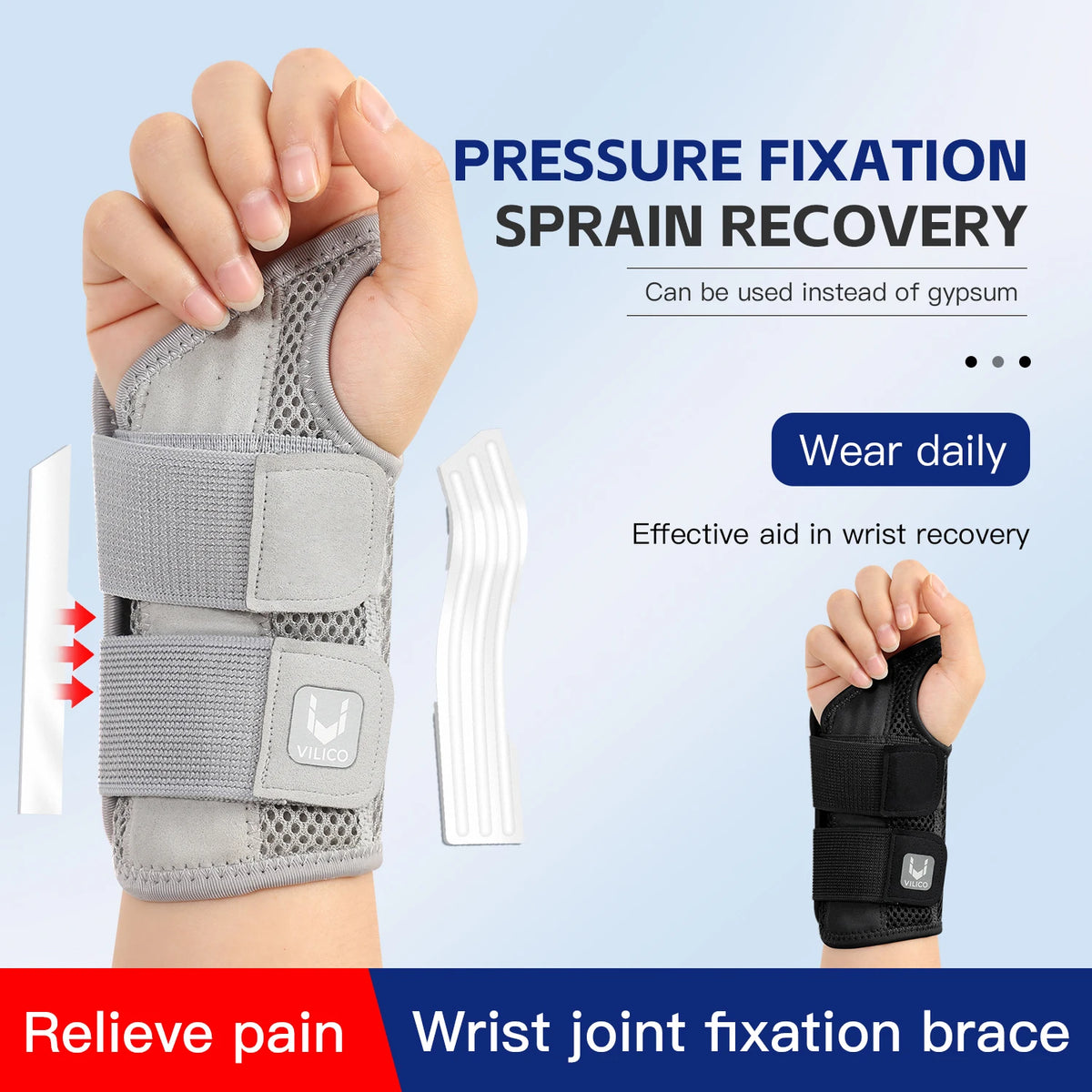 Wrist Guard with Thumb Protection &ndash; Adjustable for Joint Pain