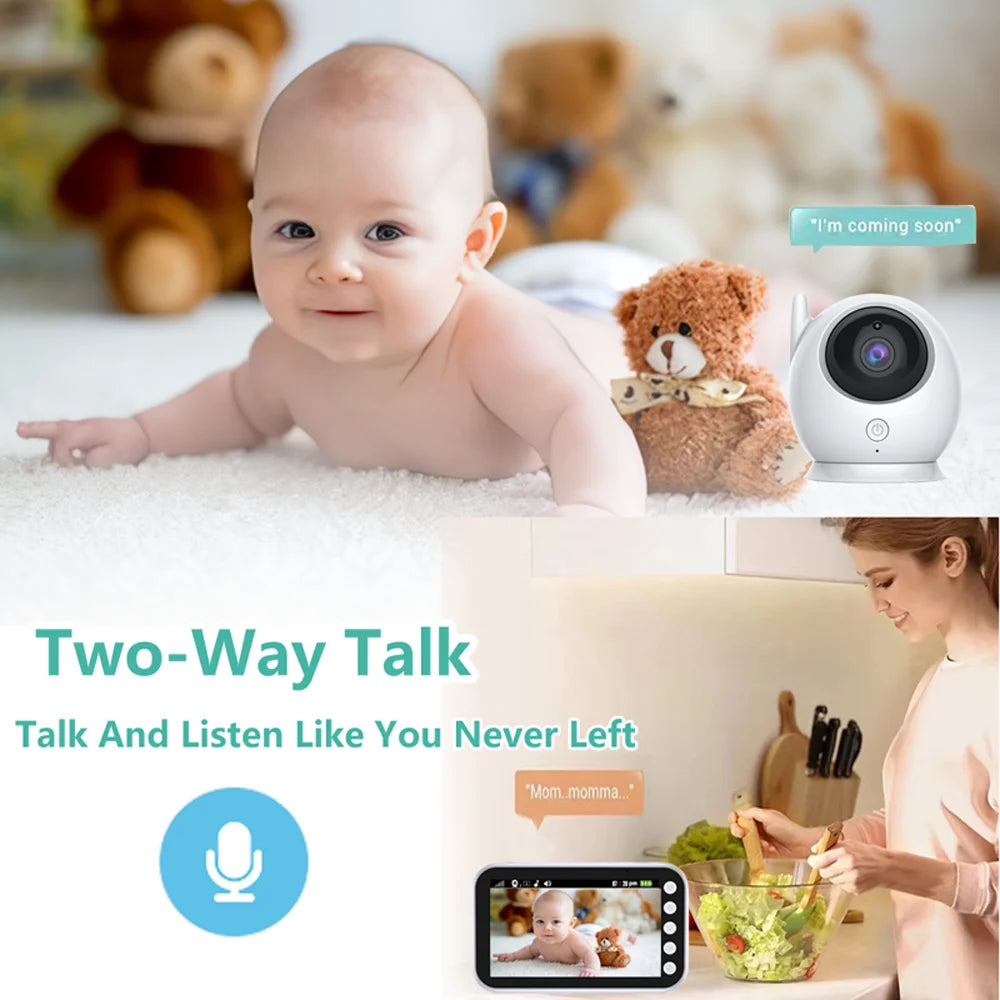 4.3&quot; LCD Baby Monitor with 2000mAh Battery &amp; Two-Way Audio