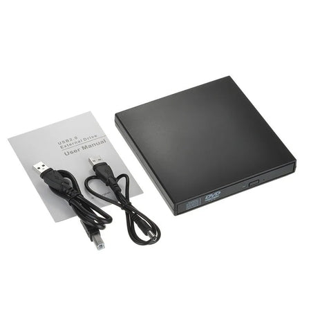 ZDSSY USB 2.0 External DVD Drive Portable Reader Windows PC Black