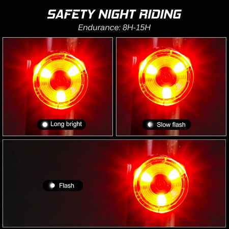 Lixada Bike Tail Light &ndash; Ultra Bright 200 Lumen Output