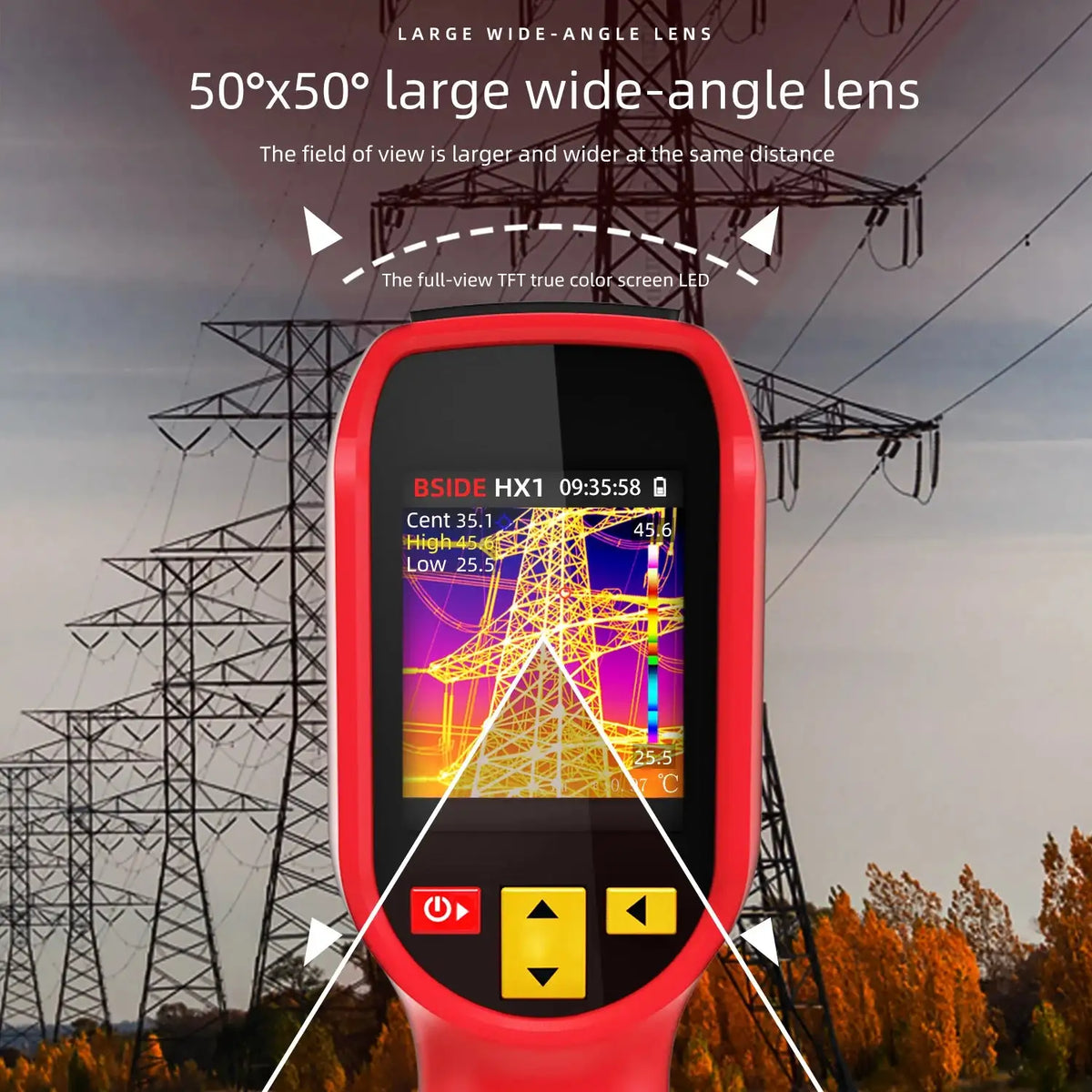 BSIDE HX1 HX3 Handheld Thermal Imaging Camera HD Resolution