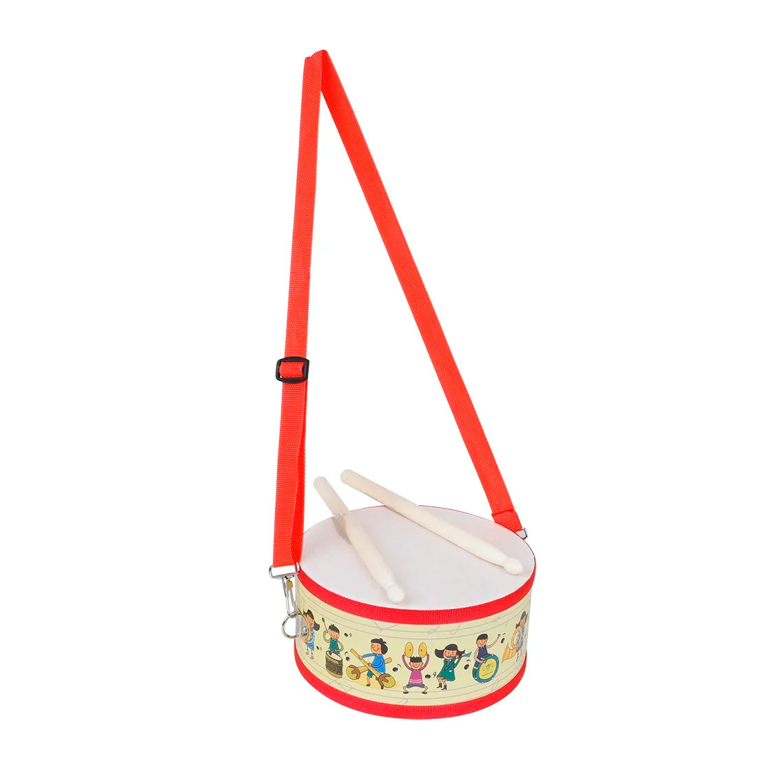 Double Sided Tambourine Drum Orff Cartoon &ndash; Educational Toy