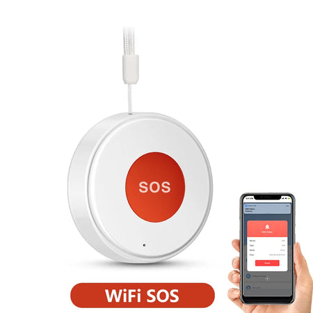 Tuya WiFi SOS Button Hanging Rope - One Key Emergency TY-SOS-4