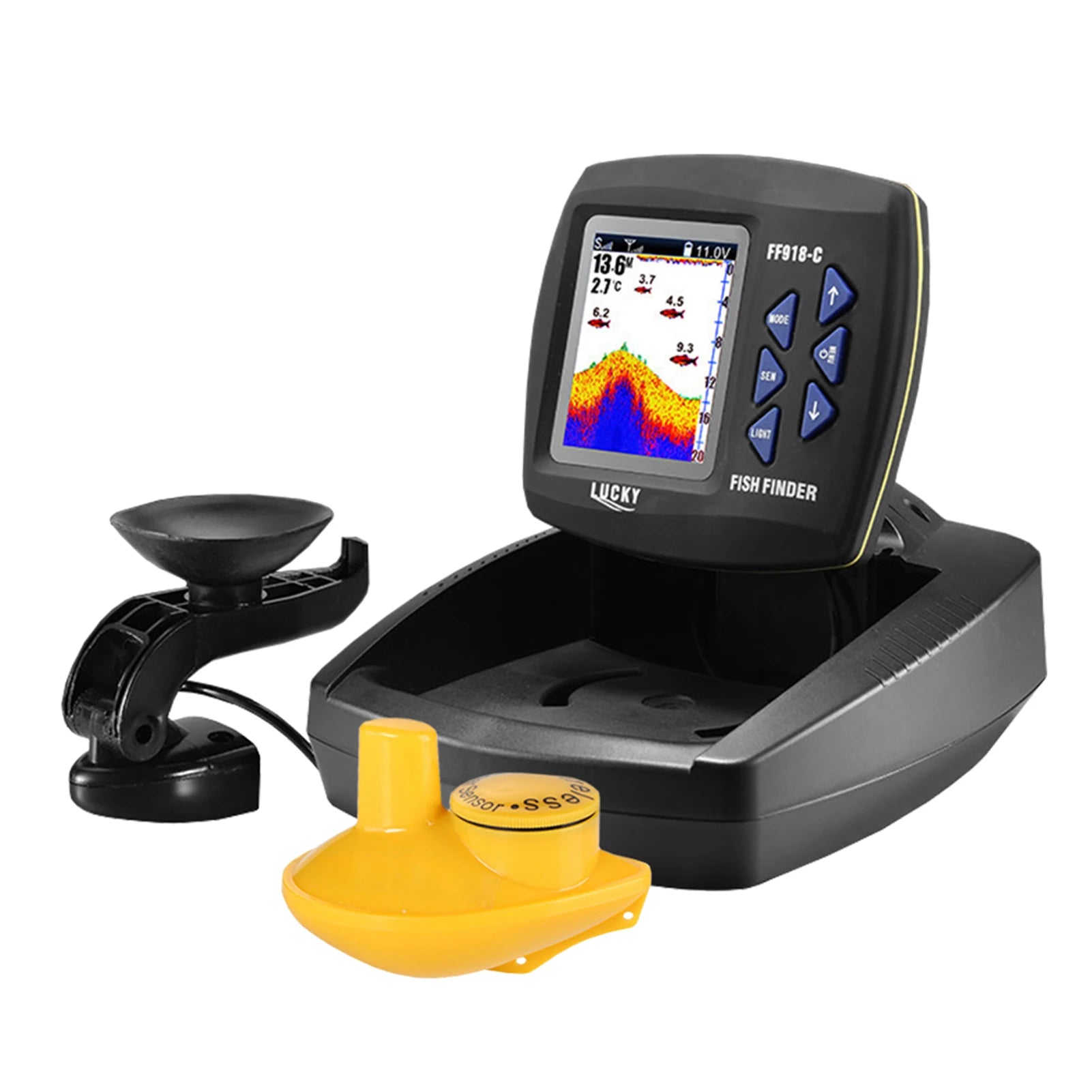 LIXADA Portable Wireless Fish Finder - Wireless Sonar Wireless and Wired