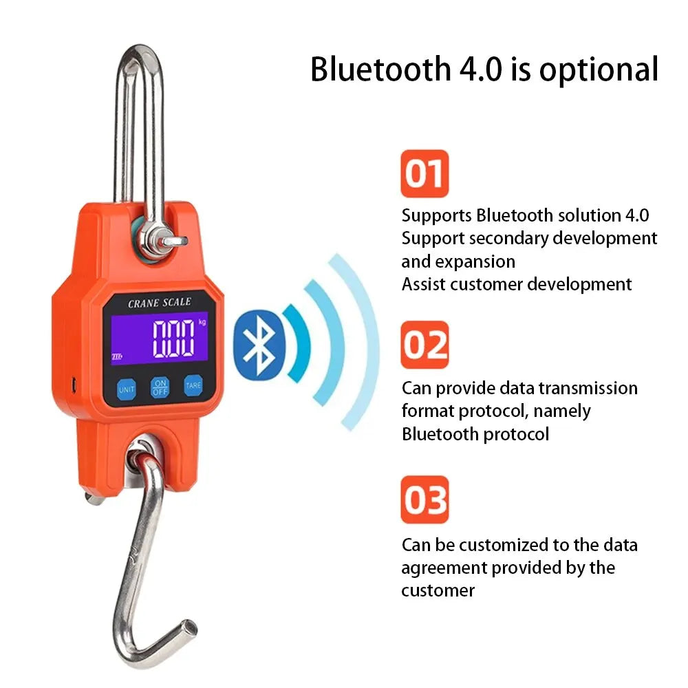 WeiHeng C06 Portable Electronic Hook Scale &ndash; Bluetooth