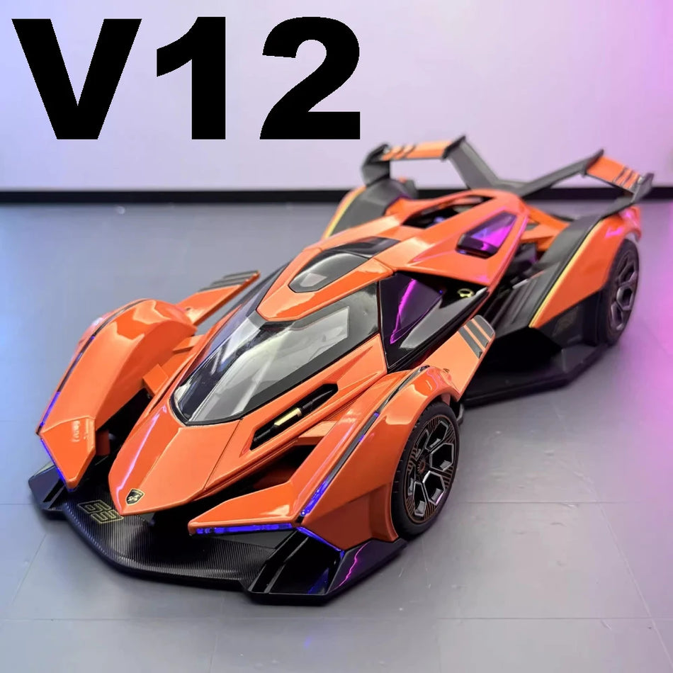 1:18 Diecast 720S modelis ar atvērtām durvīm, skaņu un gaismu