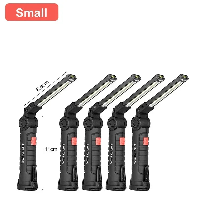 1-6PC Work Light &ndash; 360 Degree Rotating Hands Free Lighting 5Pcs Small