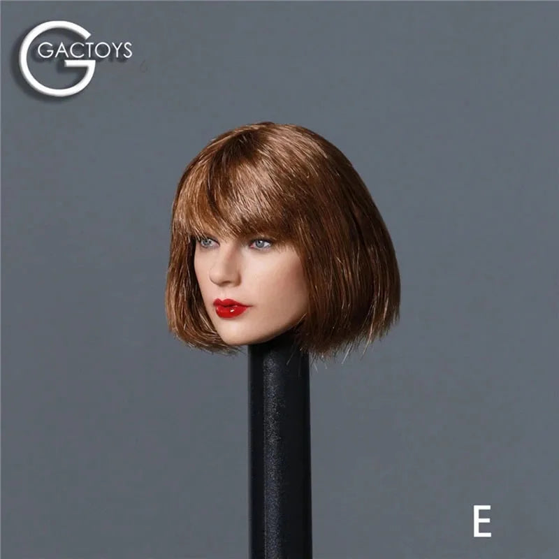 GACTOYS GC042 1:6 Scale Taylor Swift Head Sculpt for 12-Inch Action Figure GC042E