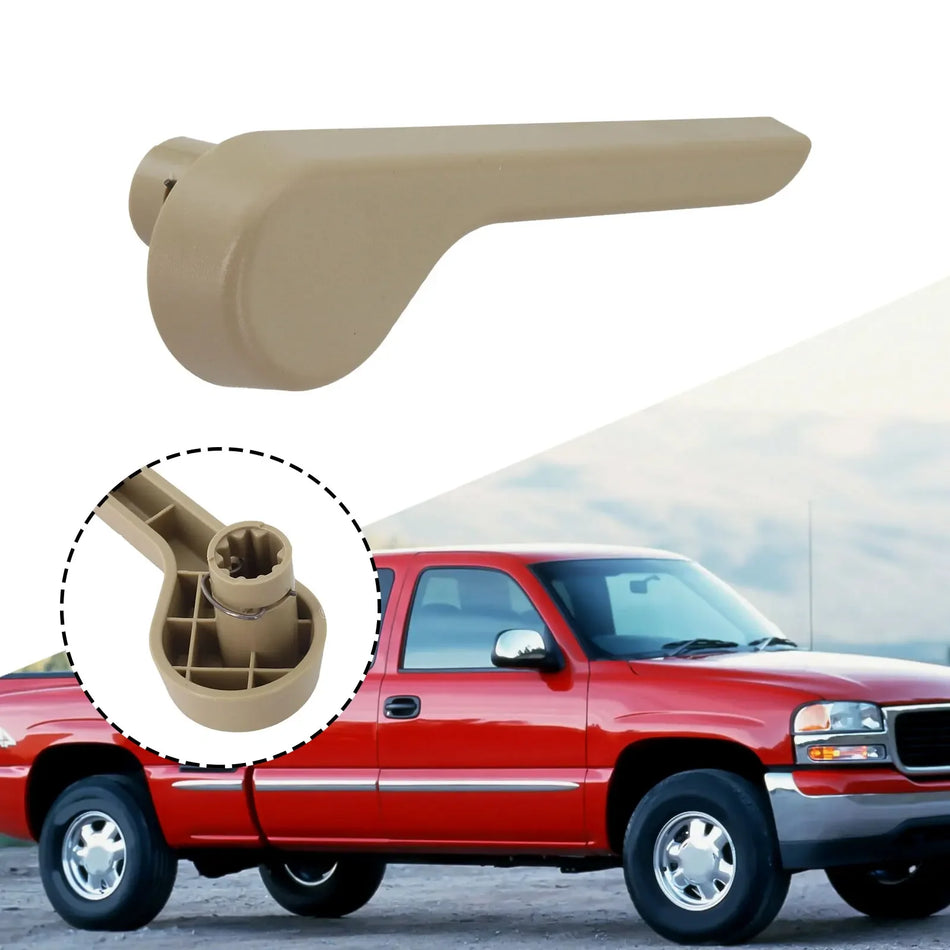 Left Rear Seat Recliner Lever Handle for Chevrolet GMC Cadillac Yukon Yukon XL Escalade Beige Plastic