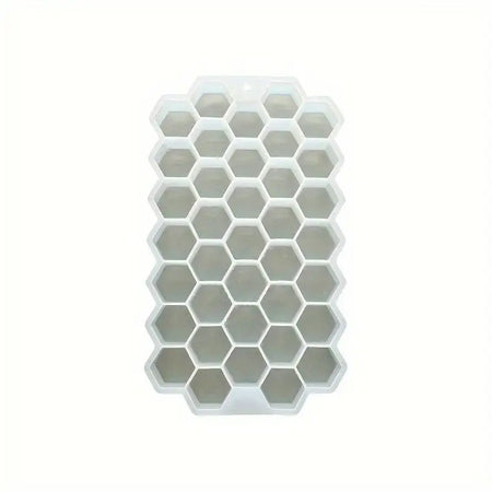 Silicone Ice Cube Trays &ndash; Eco-Friendly Honeycomb Design Clear