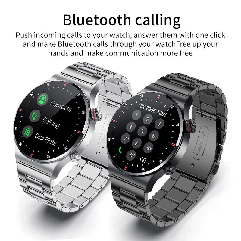 LIGE ECG PPG Bluetooth Call Smart Watch &ndash; AMOLED Full Touch