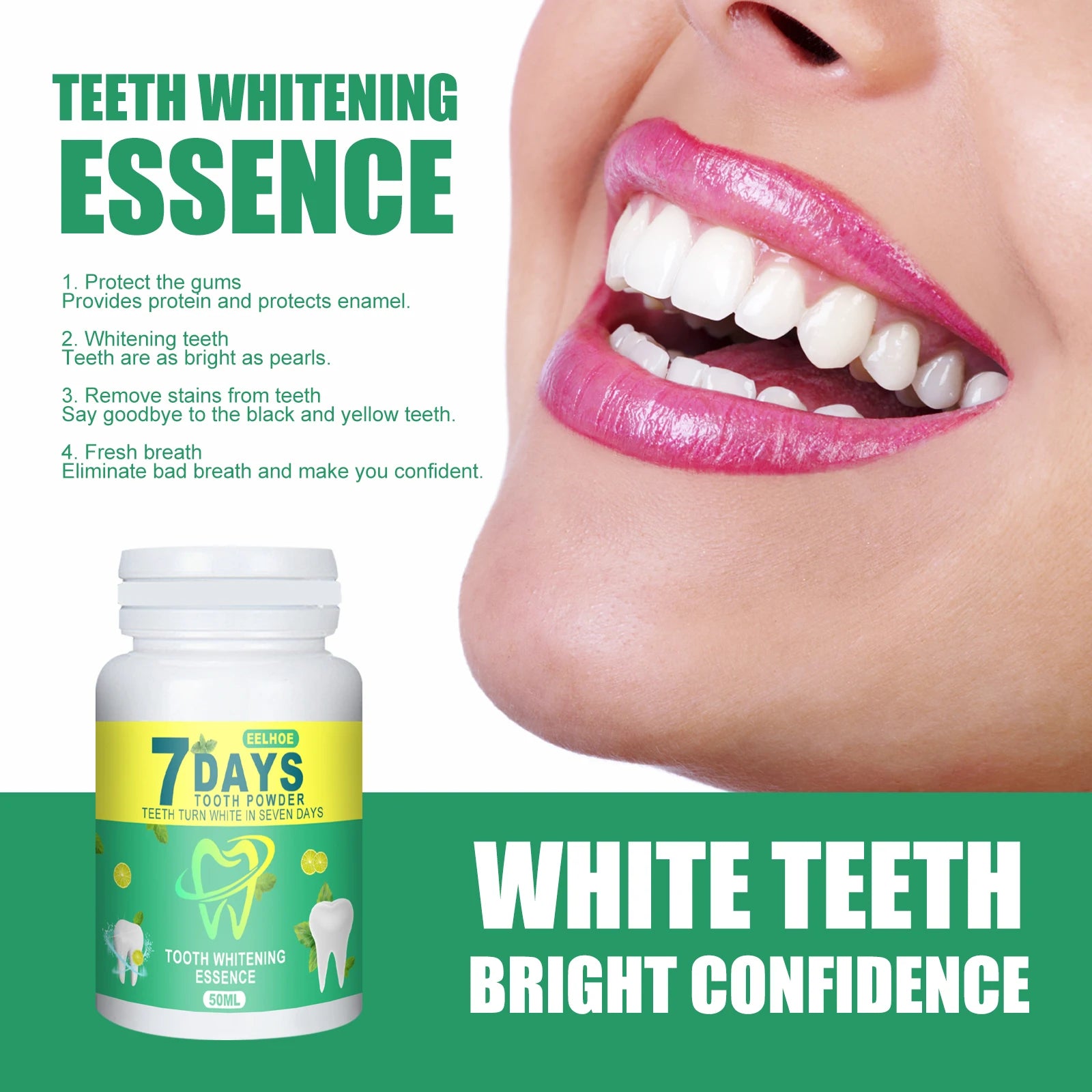 5 Days Whitening Tooth Powder &ndash; Effective Stain Removal for Radiant Smile