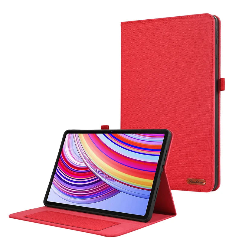 Luxury Flip Case For Redmi Pad 12.1 &ndash; Drop Resistant Red / Redmi Pad Pro 12.1
