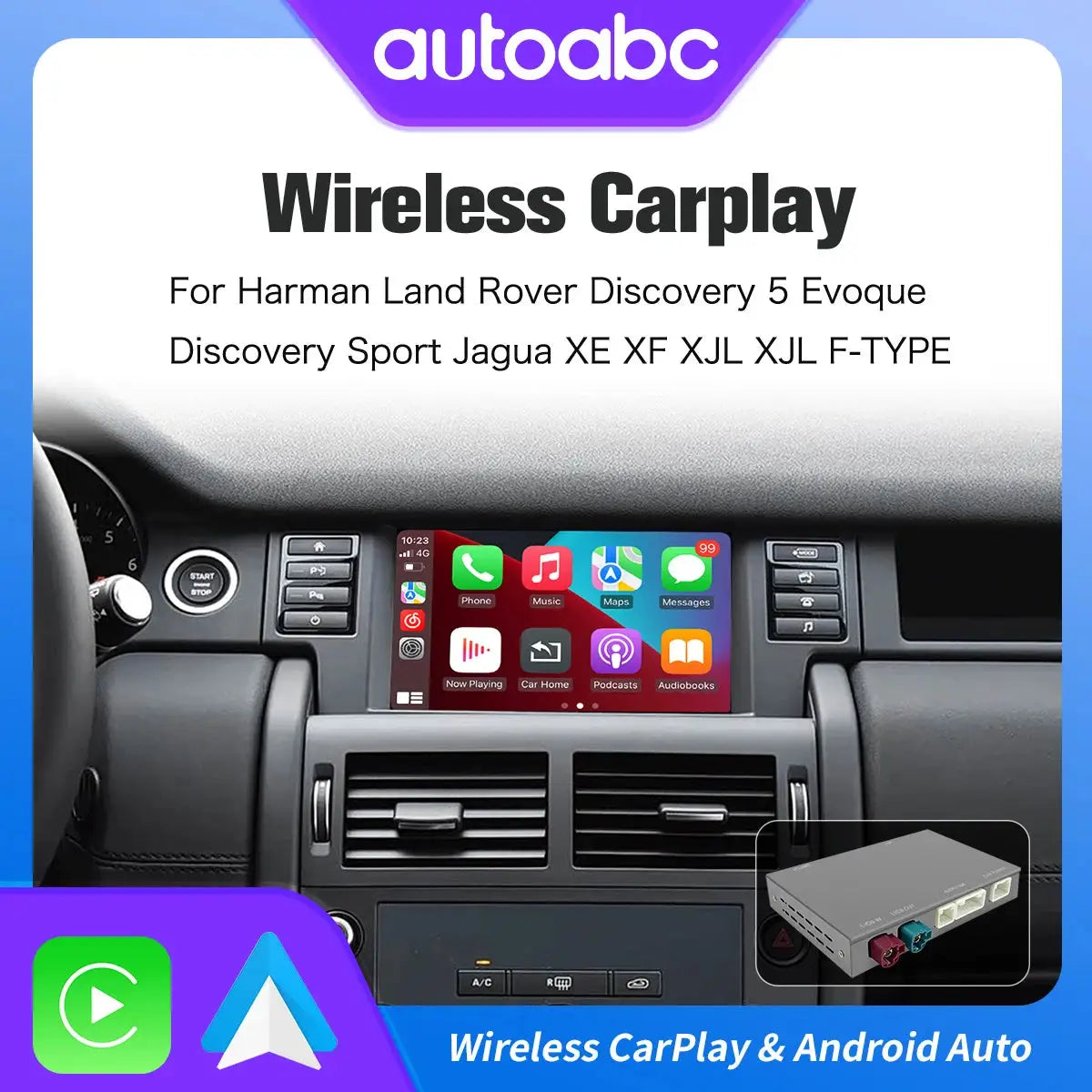 Wireless CarPlay For Bosch Harman Host Rover Discovery 5 Evoque Discovery Sport Jagua XE XF with Android Auto Multimedia Decoder by InterCyprus Trading Ltd