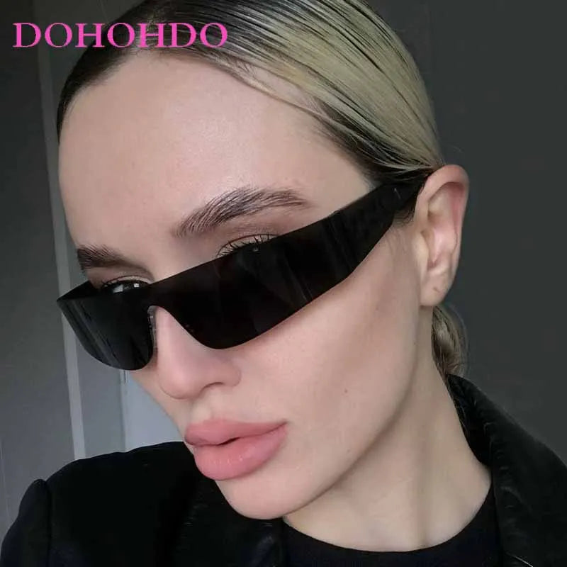 Punk Frameless Y2K Sunglasses for Ultimate Sun Protection