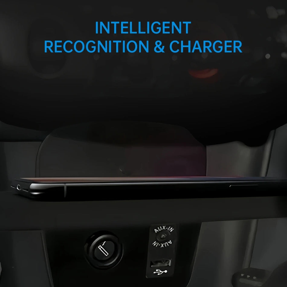 Chargeur de voiture sans fil Qi avec pad de charge rapide pour BMW Mini F55 F56 2014-2023