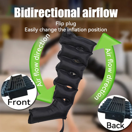 Thigh Air Compression Massager &ndash; Varicose Vein Relief