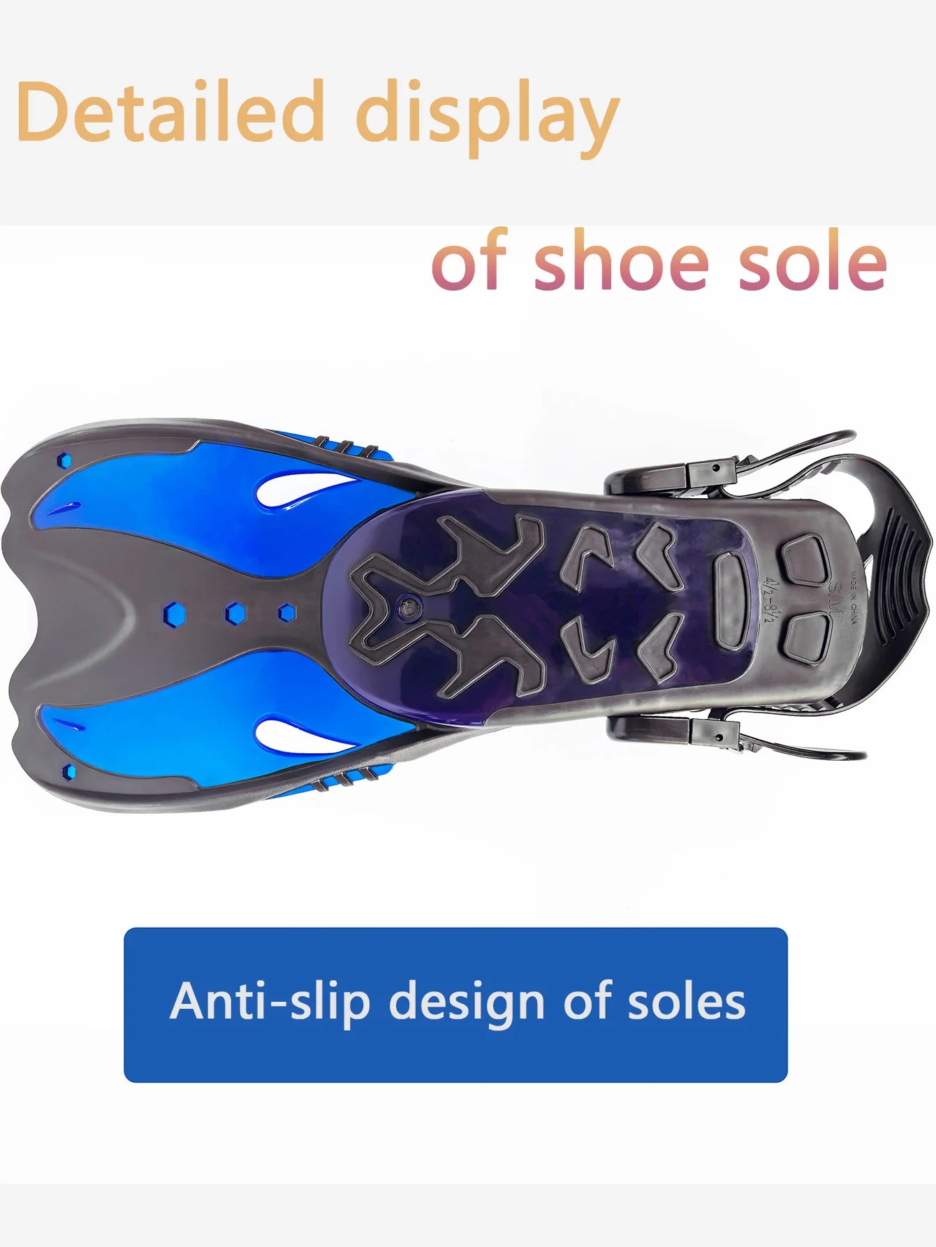 NoEnName Null 2710 &ndash; Adjustable Silicone Snorkeling Fins
