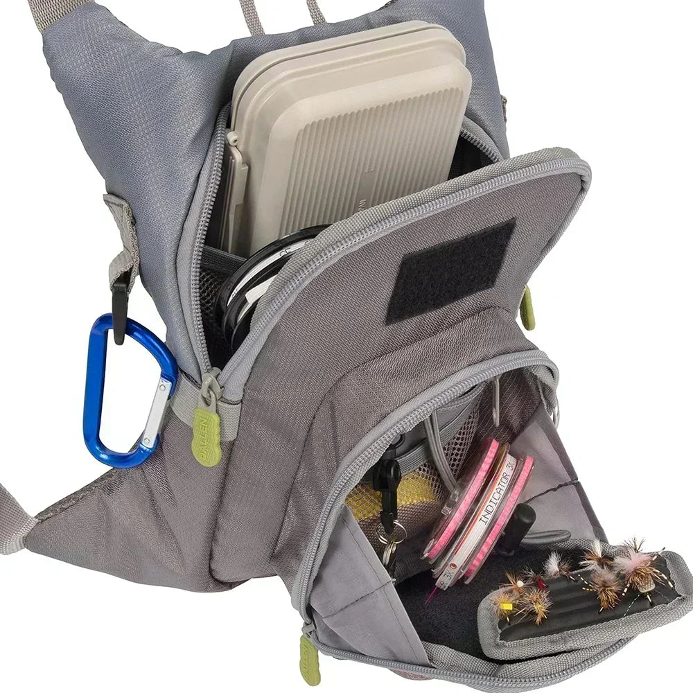 Waist Pack Fly Fishing Chest Pack &ndash; Versatile Wader Belt with Net Slot and 5L Storage